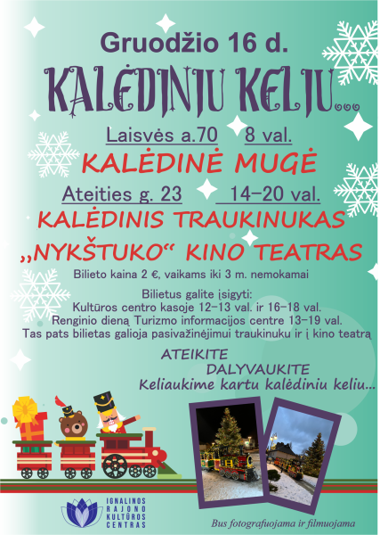 Kviečiame į kalėdinius renginius