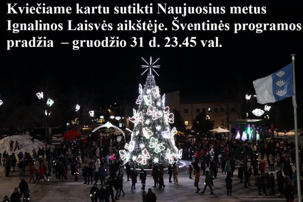 Naujuosius švęskime saugiai!