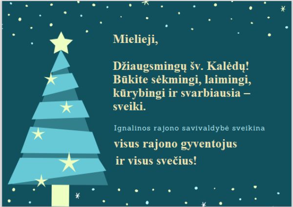 Gražių švenčių!