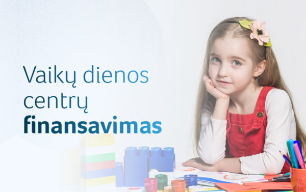 2022 metams vaikų dienos centrams skirta 7,5 mln. eurų