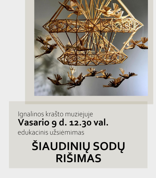 Sodų rišimo edukacija