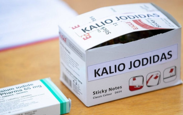 Dar kartą apie kalio jodido tabletes