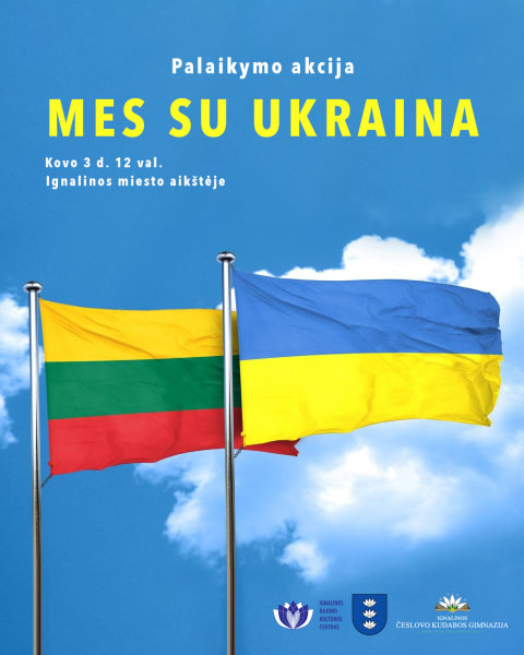 Ukrainos palaikymo akcija