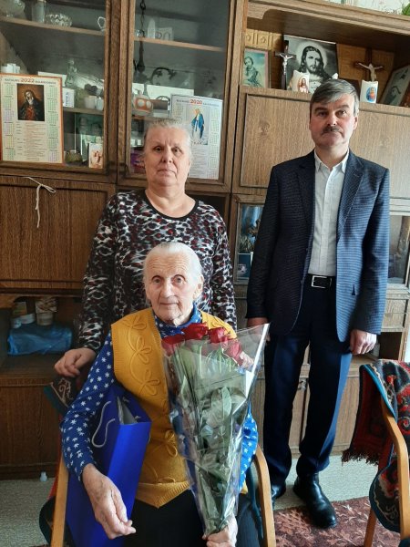 Pasveikinta jubiliatė