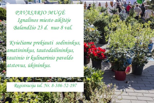 Pavasario mugė!