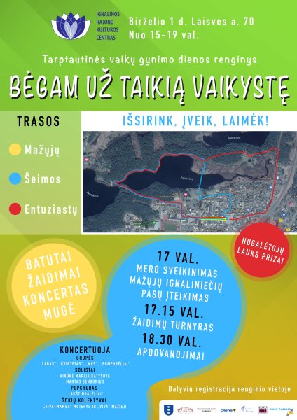 Bėgam už taikią vaikystę!