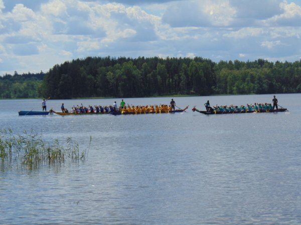 Drakonų valčių festivalis Ignalinoje