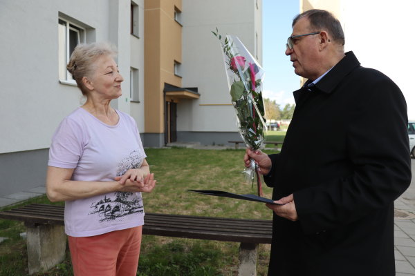 Mero padėka Marytei Talačkienei