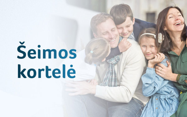 Šeimos kortelė populiarėja