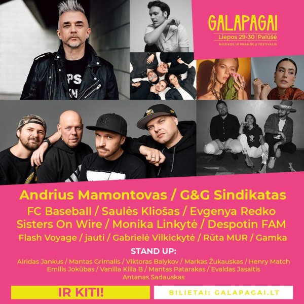Galapagai 2022 – jau šį savaitgalį Palūšėje! 