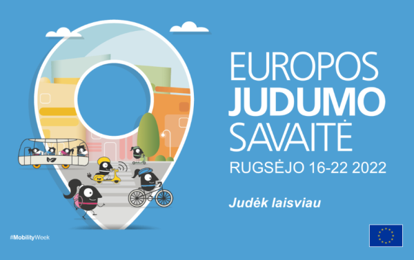 Kvietimas prisijungti prie tvaraus judėjimo akcijos 