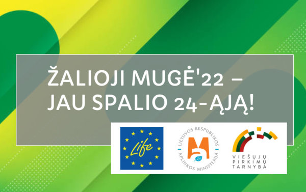 „Žalioji mugė‘22” – jau spalio 24-ąją!