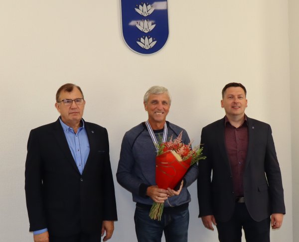 Garbės pilietis džiaugiasi Ignalina