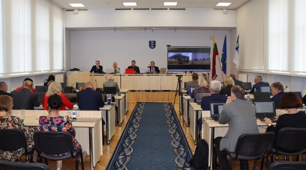 Tarybos posėdyje