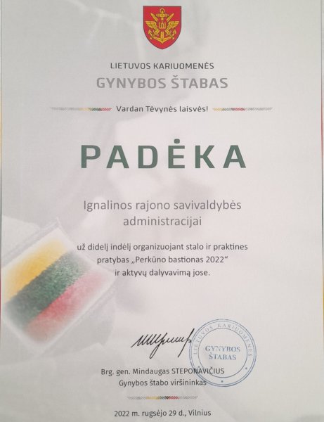 Padėka 