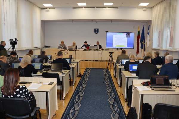 Savivaldybės tarybos posėdyje