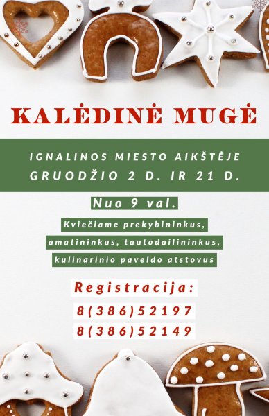 Rengiamasi Kalėdų mugei