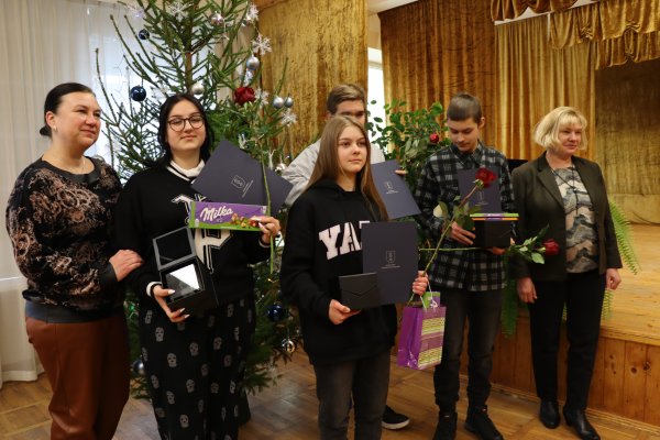 Pasveikinti talentingiausi Didžiasalio mokiniai