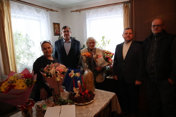 Pasveikinta jubiliatė