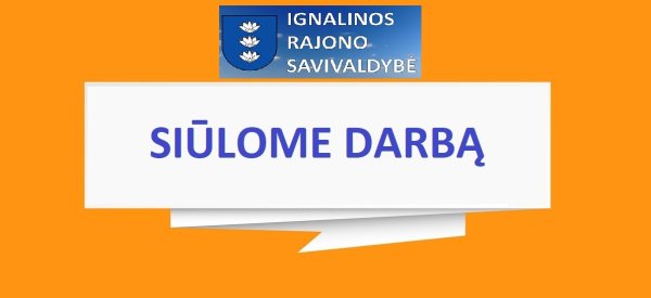 Darbo pasiūlymas