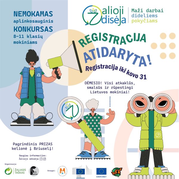 Projektas „Žalioji Odisėja ‘23“