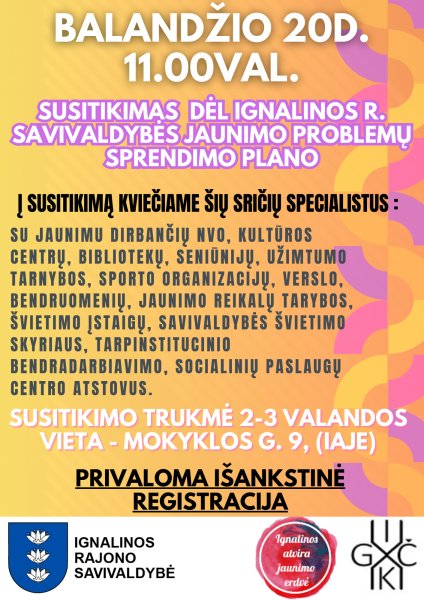 Jaunimo reikalų aptarimas