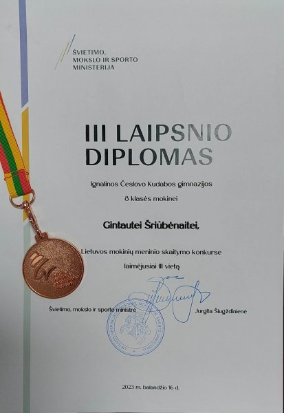 Ignalinietė tarp geriausiųjų