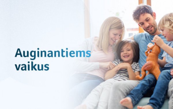 Žinia auginantiems vaikus