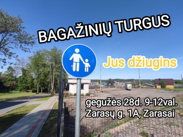Bagažinių turgus Zarasuose