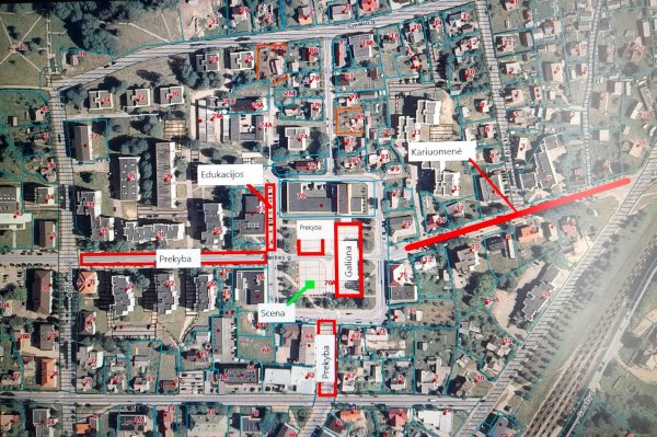 Informacija gyventojams ir miesto svečiams