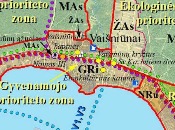 Pakeista žemės naudojimo paskirtis