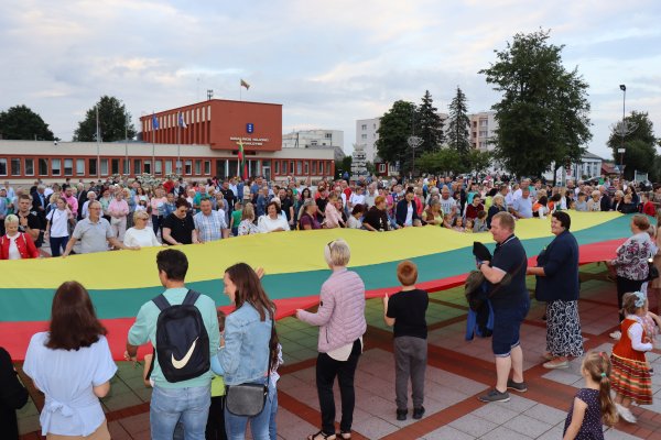 Šventiškai paminėta Valstybės diena