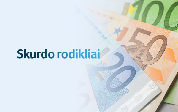 Skurdas mažėja
