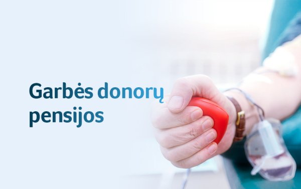 Žinia gavusiems Garbės donoro vardą 