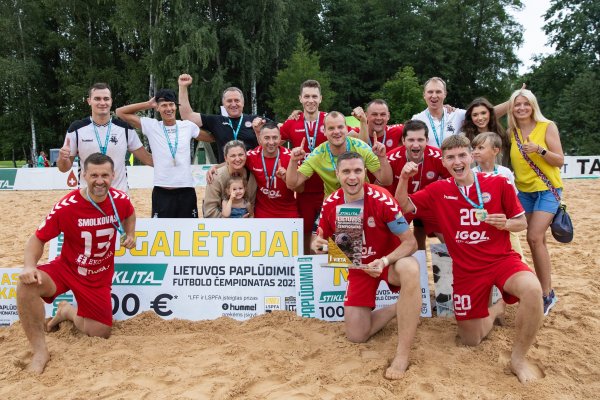 Ignalinoje vyko paplūdimio futbolo čempionatas
