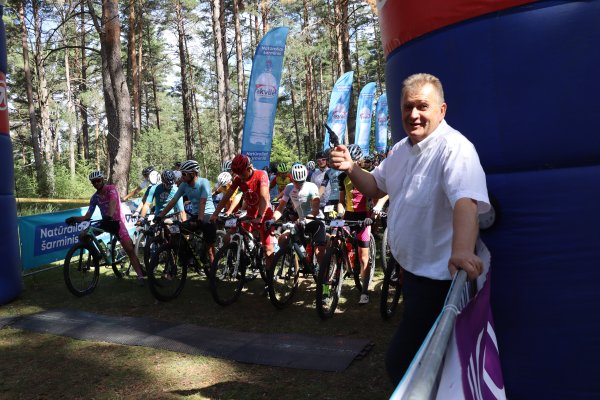 Ignalinoje vėl varžėsi dviratininkai
