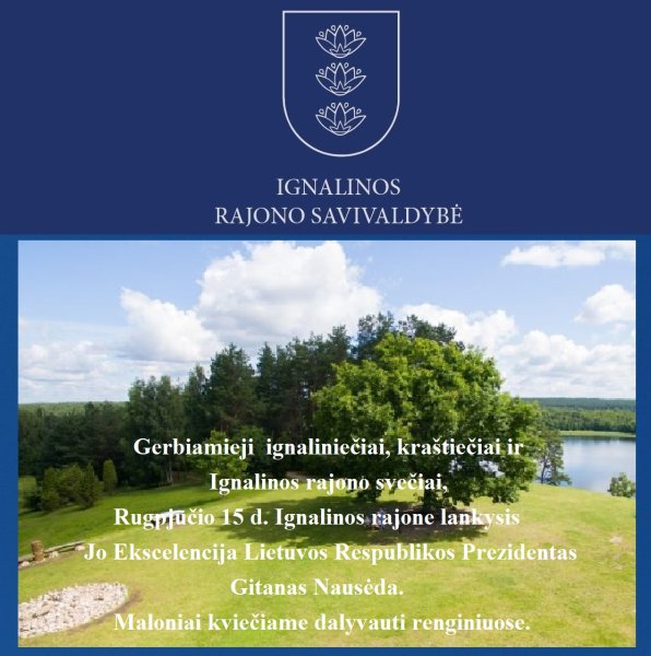 Lankysis Prezidentas Gitanas Nausėda