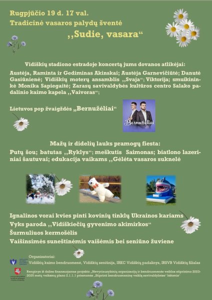 Kviečia Vidiškės