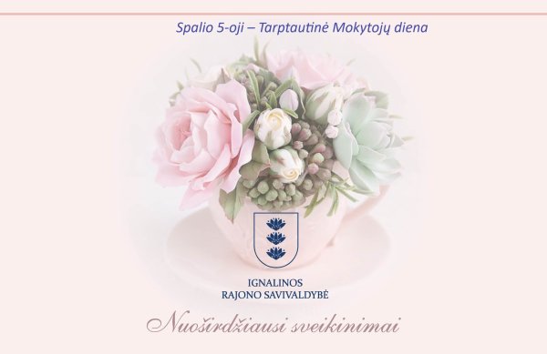 Mokytojo dienos šventė. Sveikinimas