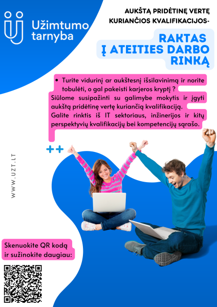 Užimtumo tarnybos informacija