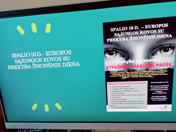 Prekybos žmonėmis prevencijos savaitė