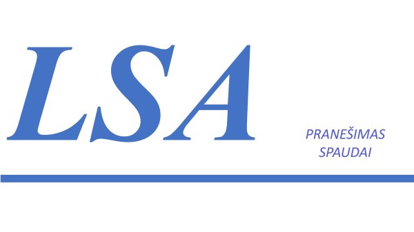 LSA pranešimas