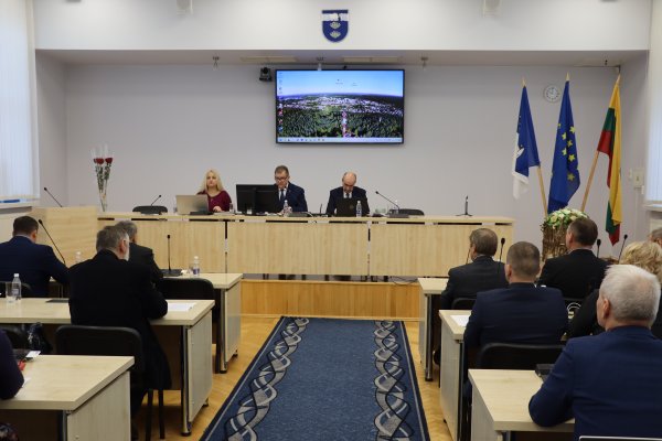 Savivaldybės tarybos posėdyje