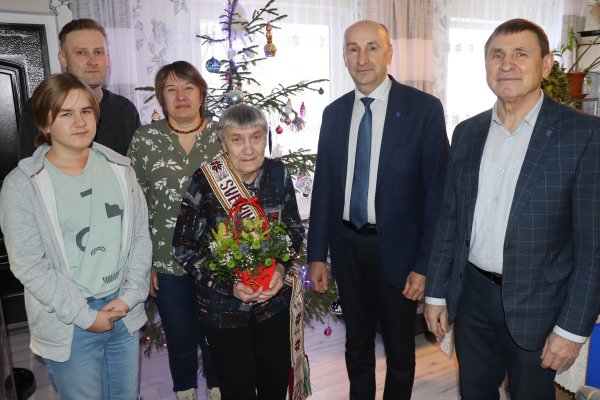 Pasveikinta jubiliatė
