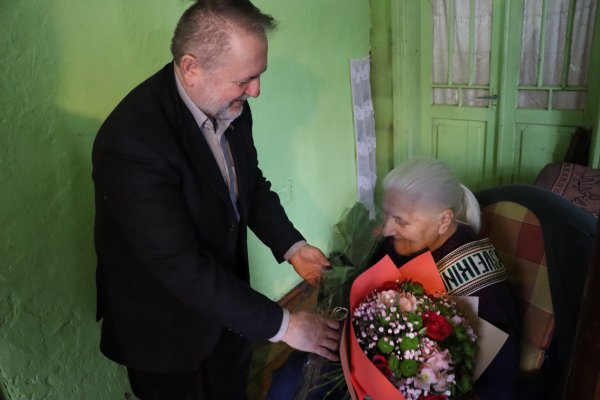 Pasveikinta jubiliatė