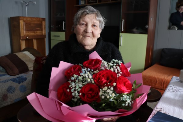 Pasveikinta jubiliatė