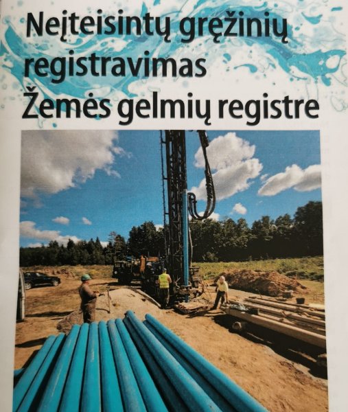 Vandens gręžinių įteisinimas