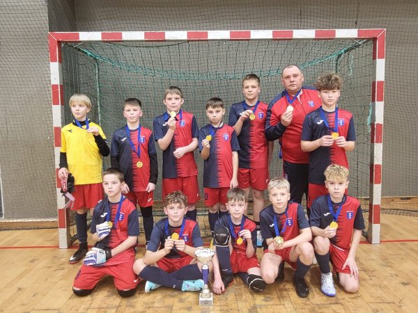 Jaunųjų futbolininkų pergalė!