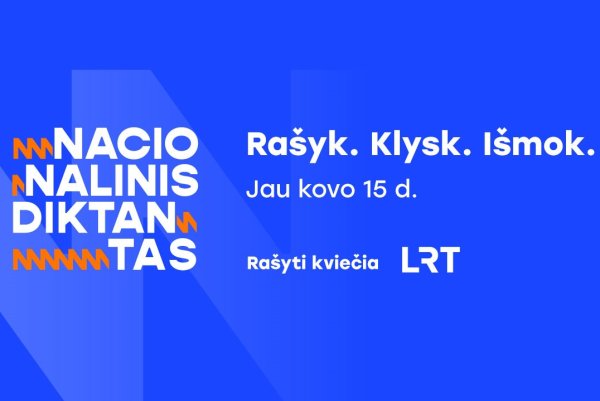 Nacionalinis diktantas. Kviečiame rašyti!