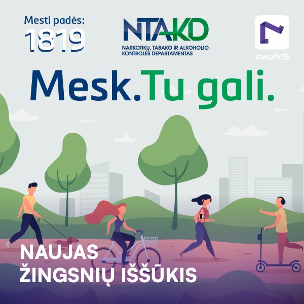 Naujas žingsnių iššūkis